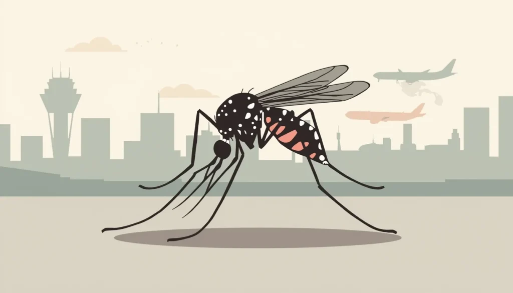 Mosquito Aedes aegypti bajo vigilancia sanitaria tras detección en el Aeropuerto de Santiago
