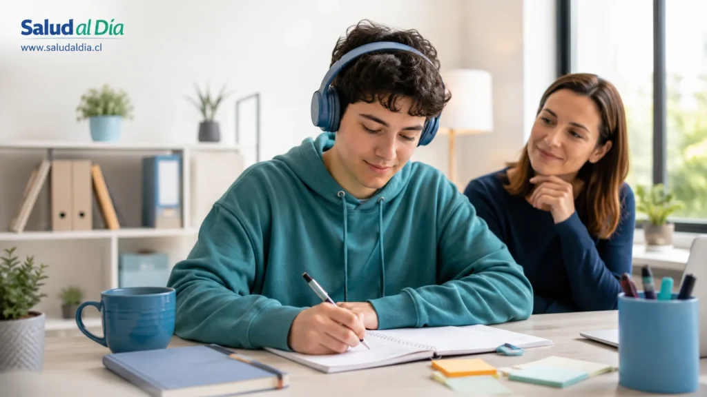 Persona autista participando en un espacio inclusivo y tranquilo, representando neurodiversidad, dignidad e inclusión